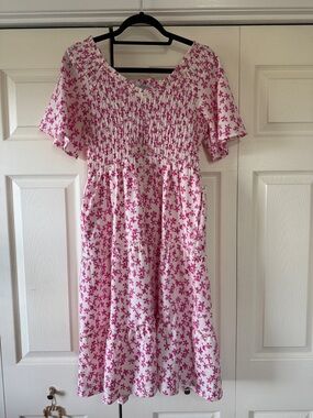 Women’s flower print print boutique dress